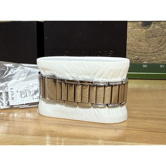 NEW -Michael Kors Women's MK3311 KerryCrystal Stainless steel Watch $275.00 Tag - Picture 11 of 15